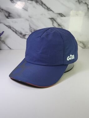 Gill Pursuit Cap. Navy Water Repellent, Light Weight Race Cap